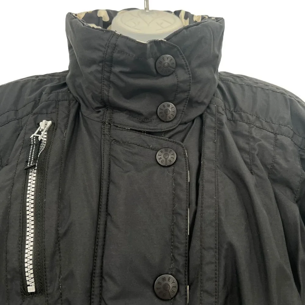 OBERMEYER Nell Jacket Womens 12 Black Puffer Coat Ski Snowboard Bomber Crop